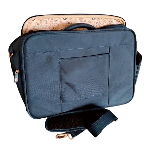 Samsonite Crossbody Bag Carry on Overnight Dk Green Unisex Travel - Picture 6 of 8